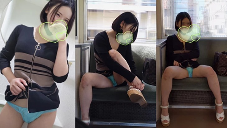 FC2PPV-2340959-일반인 전차 안에서 팬티 노출로 도발하는 언니 일본 야동-노모